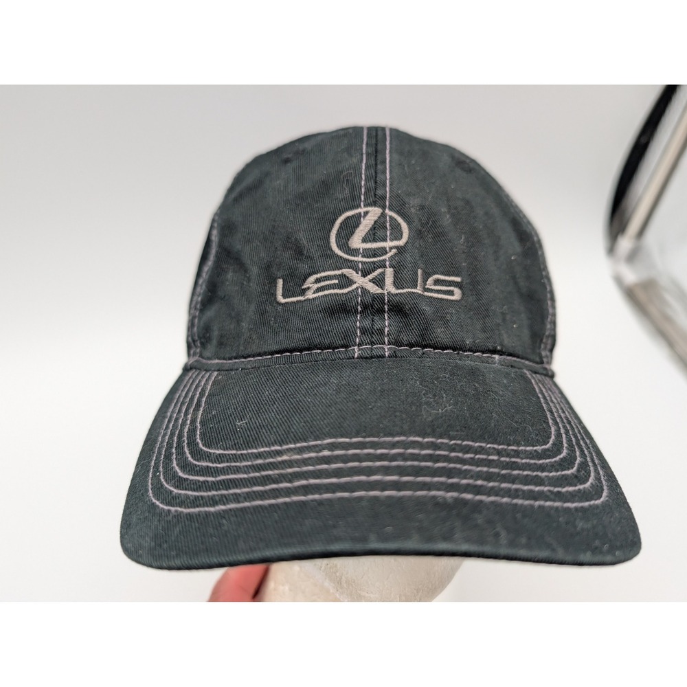 Antigua Lexus Summit Baseball Cap Black Embroidered Logo Hat 100170 OSFM
